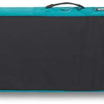 Dakine Fall Line Ski Roller Bag 2024 - Black roller bag with two wheels and a handle on top.
