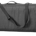 Dakine Freestyle Board Bag - A black bag with a zippered top and two long shoulder straps, featuring a rectangular shape with rounded corners.