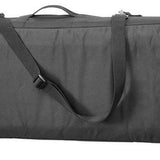 Dakine Freestyle Board Bag - A black bag with a zippered top and two long shoulder straps, featuring a rectangular shape with rounded corners.