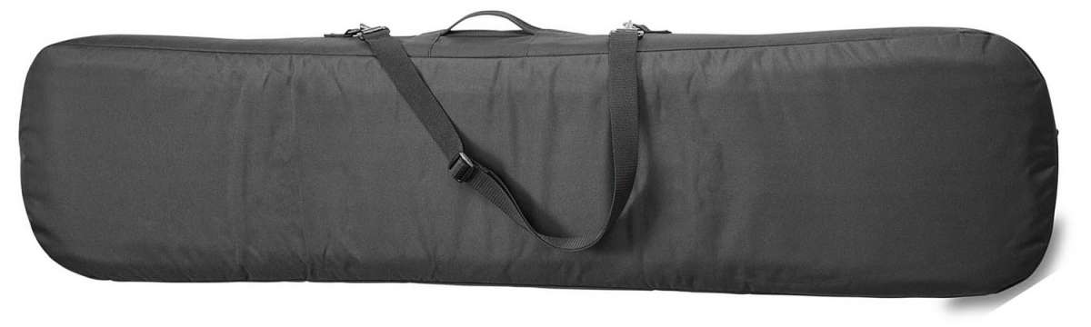Dakine Freestyle Board Bag - A black bag with a zippered top and two long shoulder straps, featuring a rectangular shape with rounded corners.