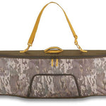 Dakine Freestyle Board Bag 2024 - A brown, rectangular bag with a zippered top and two yellow shoulder straps.