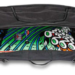 Dakine Freestyle Board Bag 2024 - Black bag with white logo and zipper on top.