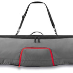 Dakine Freestyle Board Bag 2024 - Grey bag with red zipper and Dakine logo in red on front.