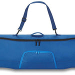 Dakine - Freestyle Board Bag 2024 is shown from a front view, featuring a blue exterior with a zippered pocket on the side and a handle at the top.