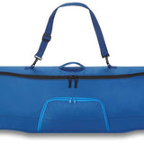 Dakine - Freestyle Board Bag 2024 is shown from a front view, featuring a blue exterior with a zippered pocket on the side and a handle at the top.