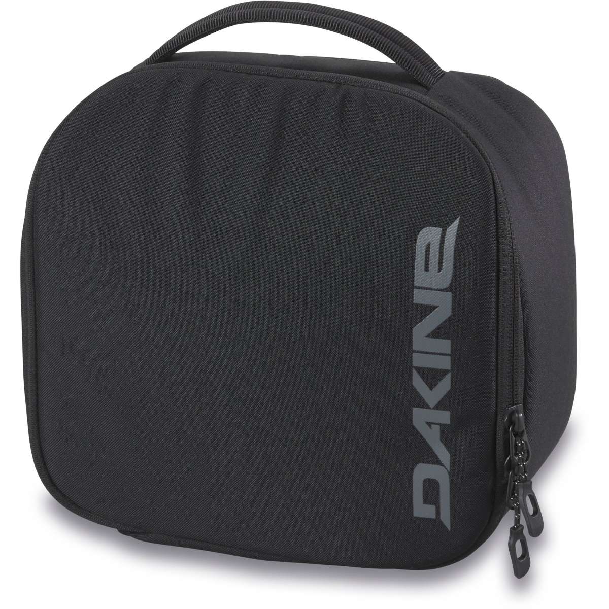 Dakine Goggle Case 2022-2023 - A black rectangular case with a zippered top and handle on top, featuring the word "DAKINE" in white letters along the side.