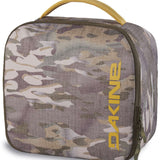 Dakine Goggle Case 2024 - A camouflage-printed case with a zippered closure and handle, featuring a brown interior lining.