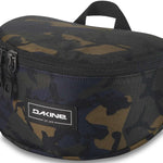 Dakine Goggle Stash - A black bag with a zippered top and handle, featuring a camouflage pattern on its front.