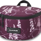 Dakine Goggle Stash - A purple bag with a zippered top and black zipper pull, featuring a white floral pattern on the front.