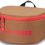 Dakine Goggle Stash - A tan-colored bag with a zippered top and handle, featuring a red zipper pull.