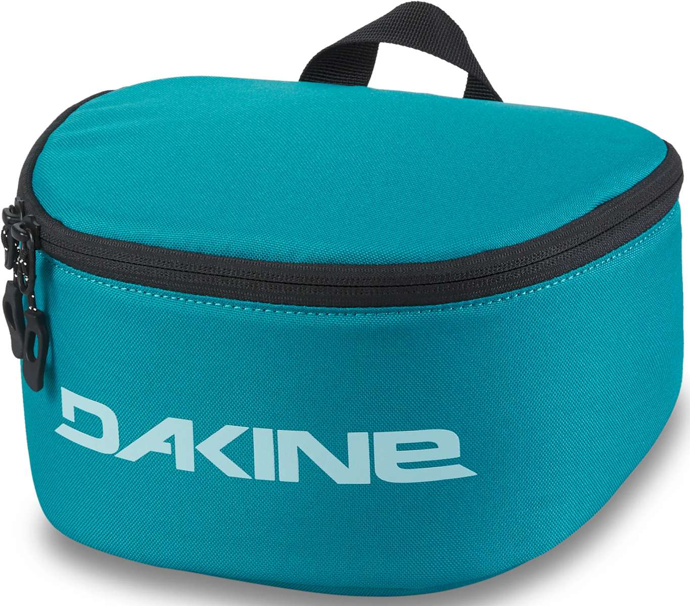 Dakine Goggle Stash - A small, rectangular teal bag with a zippered top and black zipper pull.