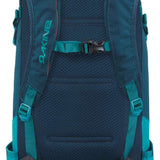 Dakine Heli Pro 20L Backpack - A dark gray backpack with a black zipper and straps, featuring a mesh pocket on the side.