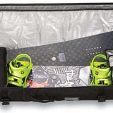 Dakine High Roller Board Bag 2024 - Black bag with white logo and straps on top.