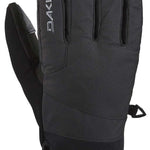 Dakine Impreza GORE-TEX Gloves - A pair of black gloves with a textured palm and fingers, featuring a prominent "DAKINE" logo on the back of one glove in white text.