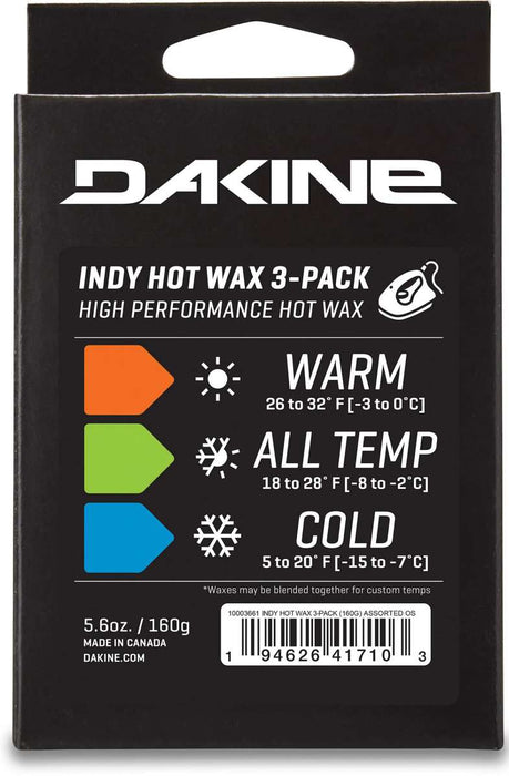 Dakine Indy Hot Wax 3-Pack 160g 2024