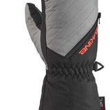 Dakine Kids Tracker Mitt 2022-2023 - A gray mitt with a black strap and white lettering on the wrist, featuring a small logo that reads "Tracker".
