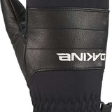 Dakine Ladies Baron GORE-TEX Index Mitt 2022-2023 - Mitts are black with a textured pattern on the palm and fingers, featuring a strap closure at the wrist.