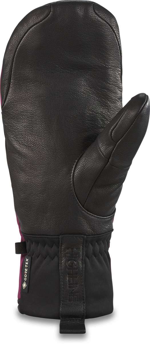 Dakine Ladies Baron GORE-TEX Index Mitt - Mitts are black with a quilted pattern on the back and thumb.