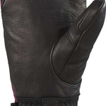 Dakine Ladies Baron GORE-TEX Index Mitt - Mitts are black with a quilted pattern on the back and thumb.