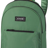 Dakine Ladies Essentials Pack 7L 2022-2023 - A green backpack with a zippered front pocket and two adjustable shoulder straps.