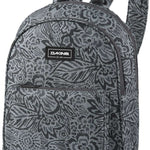 Dakine Ladies Essentials Pack 7L 2022-2023 - A black backpack with a white logo and zippered pockets.