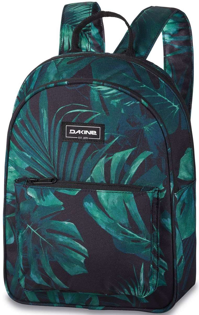 Dakine Ladies Essentials Pack 7L 2022-2023 - A black backpack with a white logo and straps.