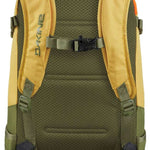 Dakine Ladies Heli Pro 20L Backpack 2024 - A green backpack with a zippered front pocket and adjustable straps.
