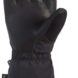 Dakine Women's Leather Sequoia GORE-TEX Gloves - A pair of black leather gloves with a quilted pattern on the back and a strap closure at the wrist.