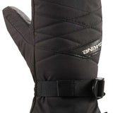 Dakine Ladies Tahoe Mitt 2022-2023 - A black mitt with quilted stitching and a strap closure on the wrist.