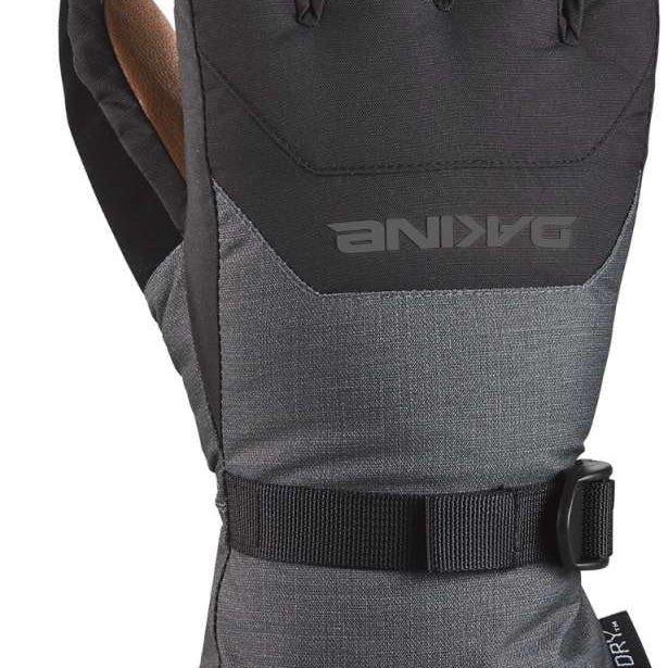 Dakine Leather Scout Gloves - Pair of gloves with brown leather accents on top of fingers and wrists.