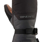 Dakine Leather Scout Mitt 2022-2023 - A brown leather mitt with a black strap and buckle on the wrist, set against a white background.