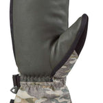 Dakine Leather Scout Mittens - A pair of mittens with a dark brown leather palm and thumb, featuring a subtle pattern on the back.