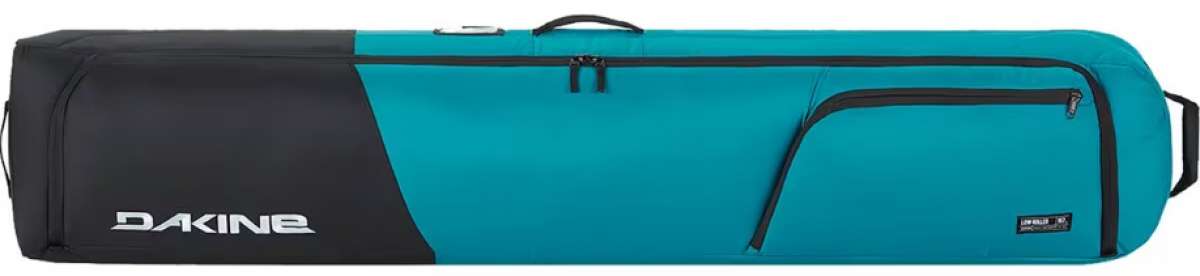 Dakine - Low Roller Board Bag 2024 is shown in a dark gray color with white lettering on the front.