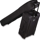 Dakine Low Roller Board Bag 2024 - Black bag with white lettering and logo, featuring a zippered top compartment and two side pockets.