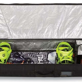 Dakine Low Roller Board Bag 2024 - Black bag with white logo and straps on top.