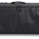 Dakine - Low Roller Board Bag 2024 is shown from a front perspective, featuring a black nylon material with a zippered pocket on the side.