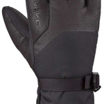 Dakine Nova Short Gloves 2024 - A pair of black gloves with a textured palm and thumb, featuring a small logo on the wrist strap.