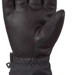 Dakine Nova Short Gloves 2024 - A pair of black gloves with a textured palm and thumb, featuring a small logo on the wrist strap.