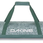 Dakine Padded Ski Sleeve 2024 - A light blue padded sleeve with a white floral pattern and a zippered top, featuring two dark gray straps on either side.