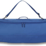 Dakine Pipe Board Bag 2022-2023 - A blue bag with a zippered top and shoulder strap, featuring the word "DAKINE" in white on the front.