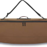 Dakine Pipe Board Bag 2022-2023 - Brown bag with black zipper and handle, featuring a red "DAKINE" logo on top.