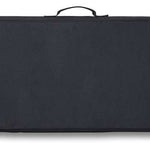 Dakine Pipe Board Bag 2024 - Black bag with a zippered top and handle on one end, featuring a rectangular shape with rounded corners.