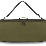 Dakine Pipe Board Bag 2024 - Olive green bag with black trim, zippered top and shoulder strap handle.