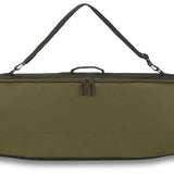 Dakine Pipe Board Bag 2024 - Olive green bag with black trim, zippered top and shoulder strap handle.