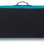 Dakine Pipe Board Bag 2024 - Black bag with blue trim and a handle on top.
