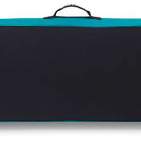 Dakine Pipe Board Bag 2024 - Black bag with blue trim and a handle on top.