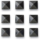 Dakine Pyramid Stud Stomp Pad 2024 - A pyramid-shaped stomp pad with a black base and silver studs on top.