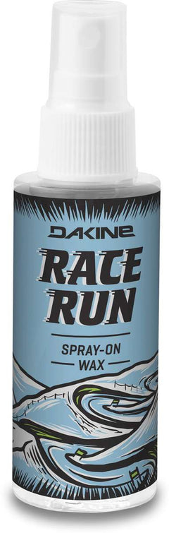 Dakine Race Run Spray on Wax 2022-2023 - A small bottle of clear spray-on wax with a white cap and black label.