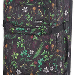 Dakine Split Roller 85L 2022-2023 - Black roller bag with white and green floral pattern on a gray background.