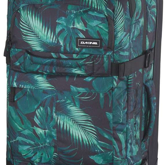 Dakine Split Roller 85L 2022-2023 - Black roller bag with white lettering and a handle on top.